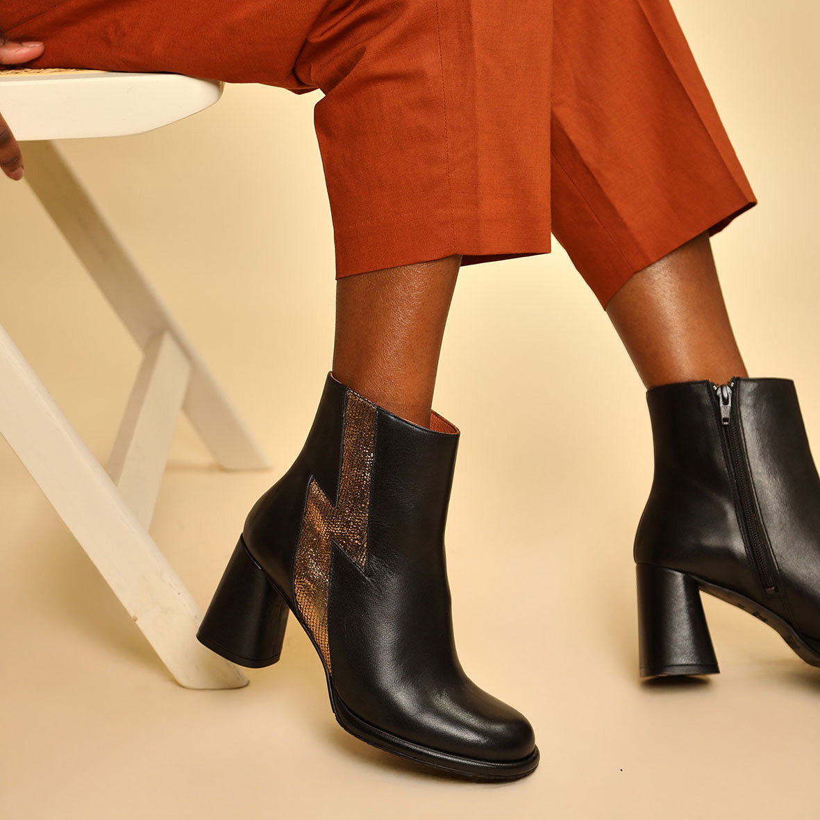 Miriam Black High Boot by Esska Shoes Ltd
