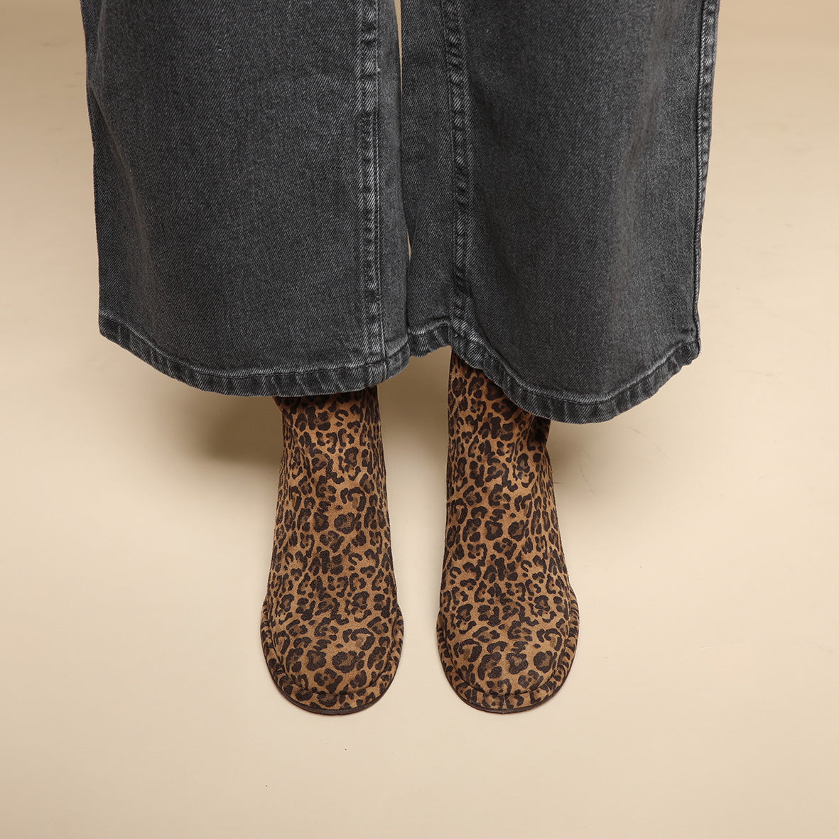Mona Leopard Low Boot by Esska Shoes Ltd