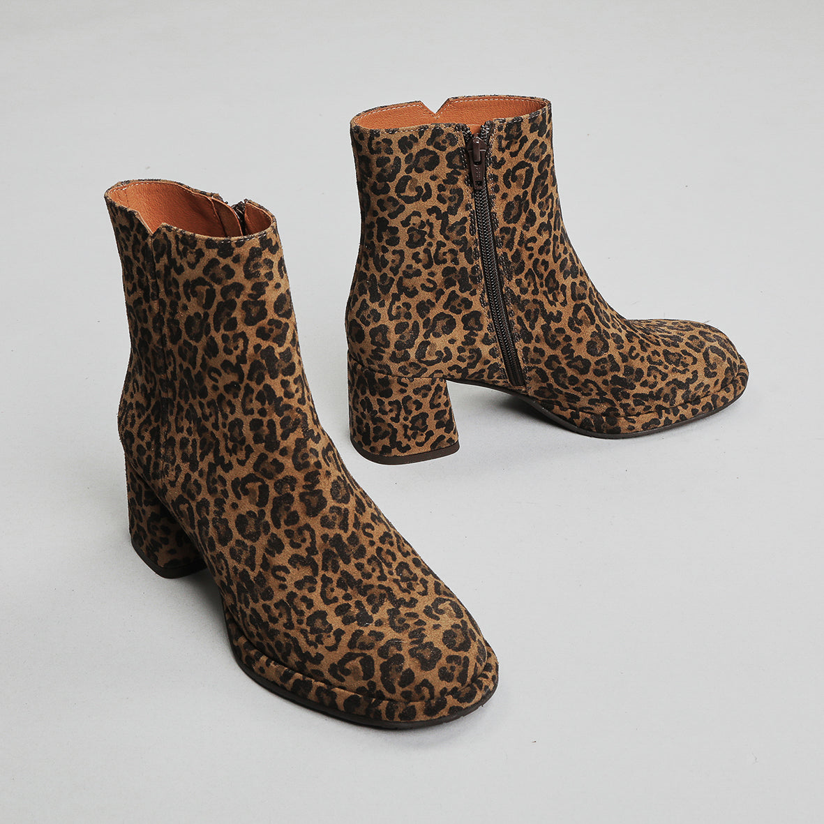 Mona Leopard Low Boot by Esska Shoes Ltd