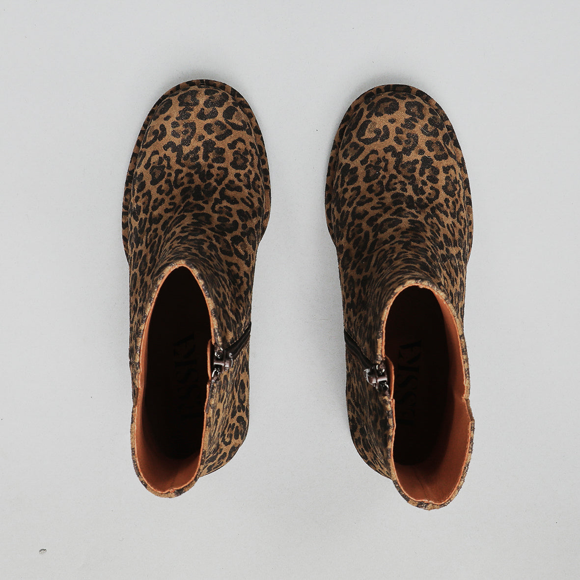 Mona Leopard Low Boot by Esska Shoes Ltd