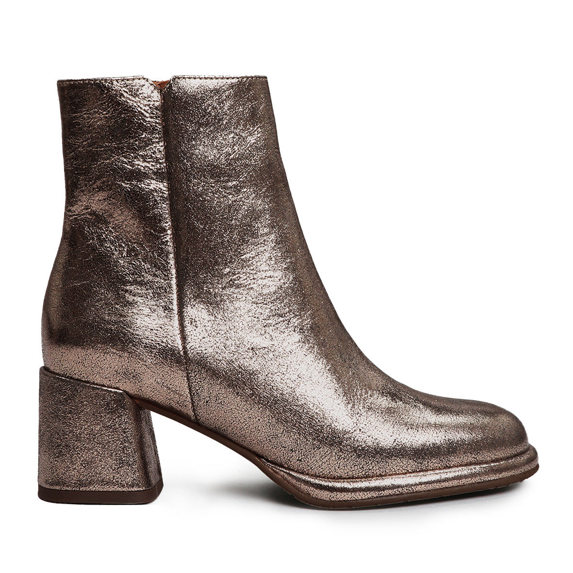 Mona Metallic Iron Mid Boot by Esska