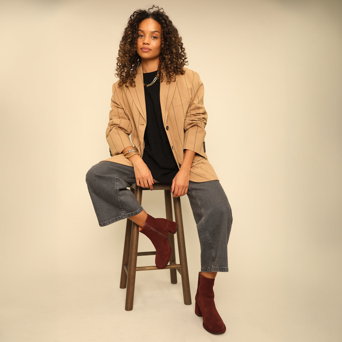 Mona Rust Mid Boot by Esska
