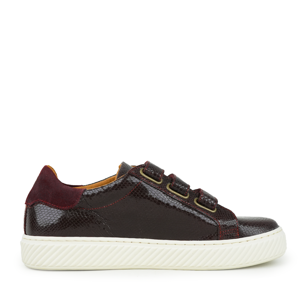 Second - Narla Bordeaux Rept - Size 37 UK4 Trainer by Esska