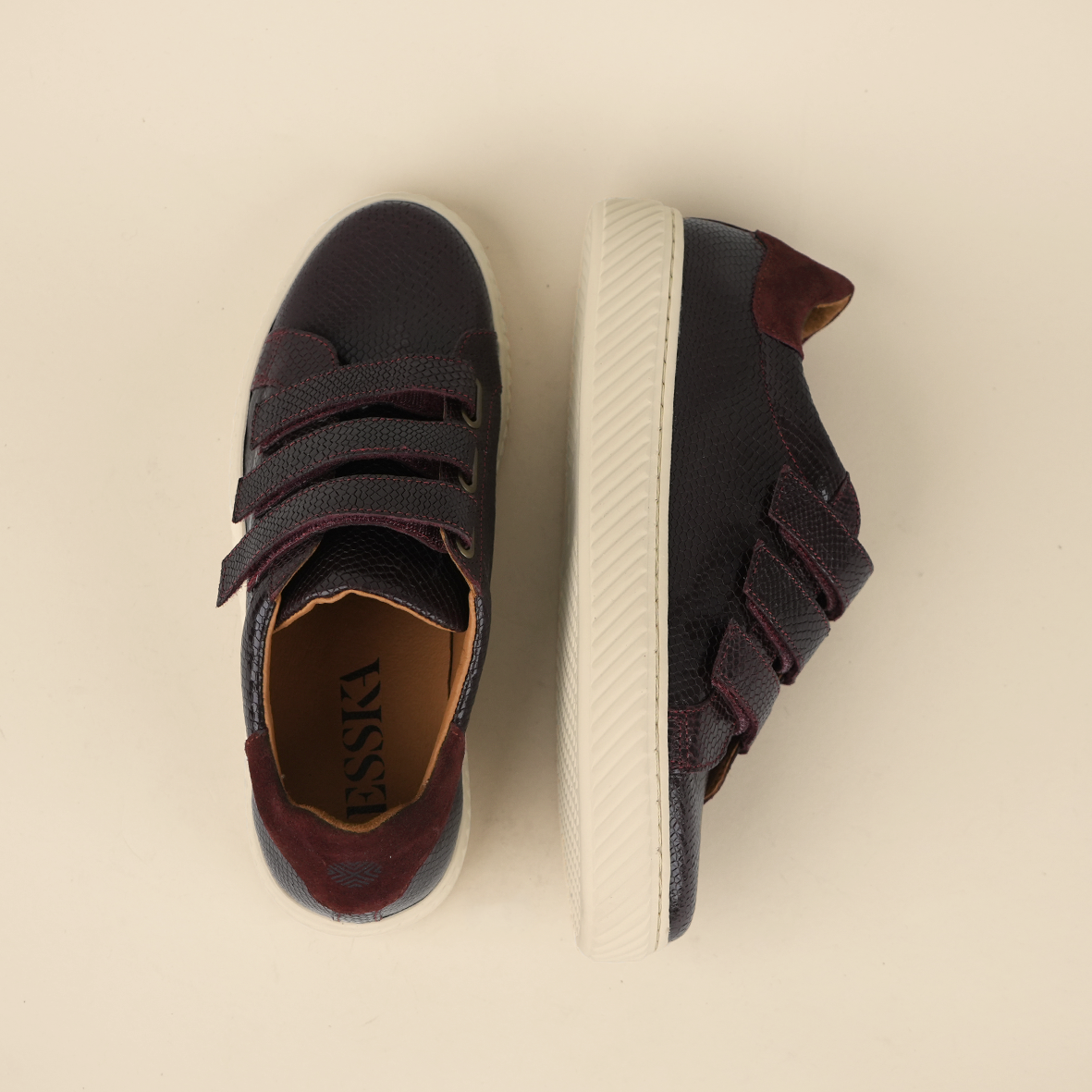 Narla Bordeaux Rept Trainer by Esska