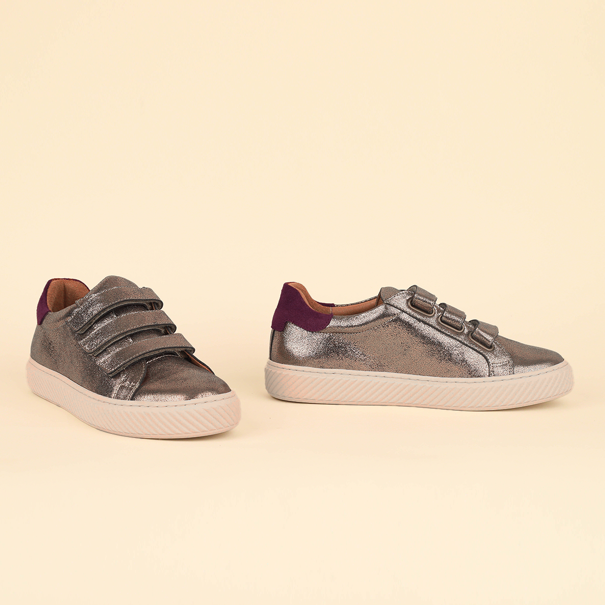 Narla Metallic Iron Trainer by Esska