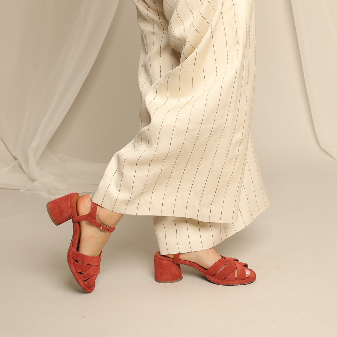 Octavia Rust Low Sandal by Esska