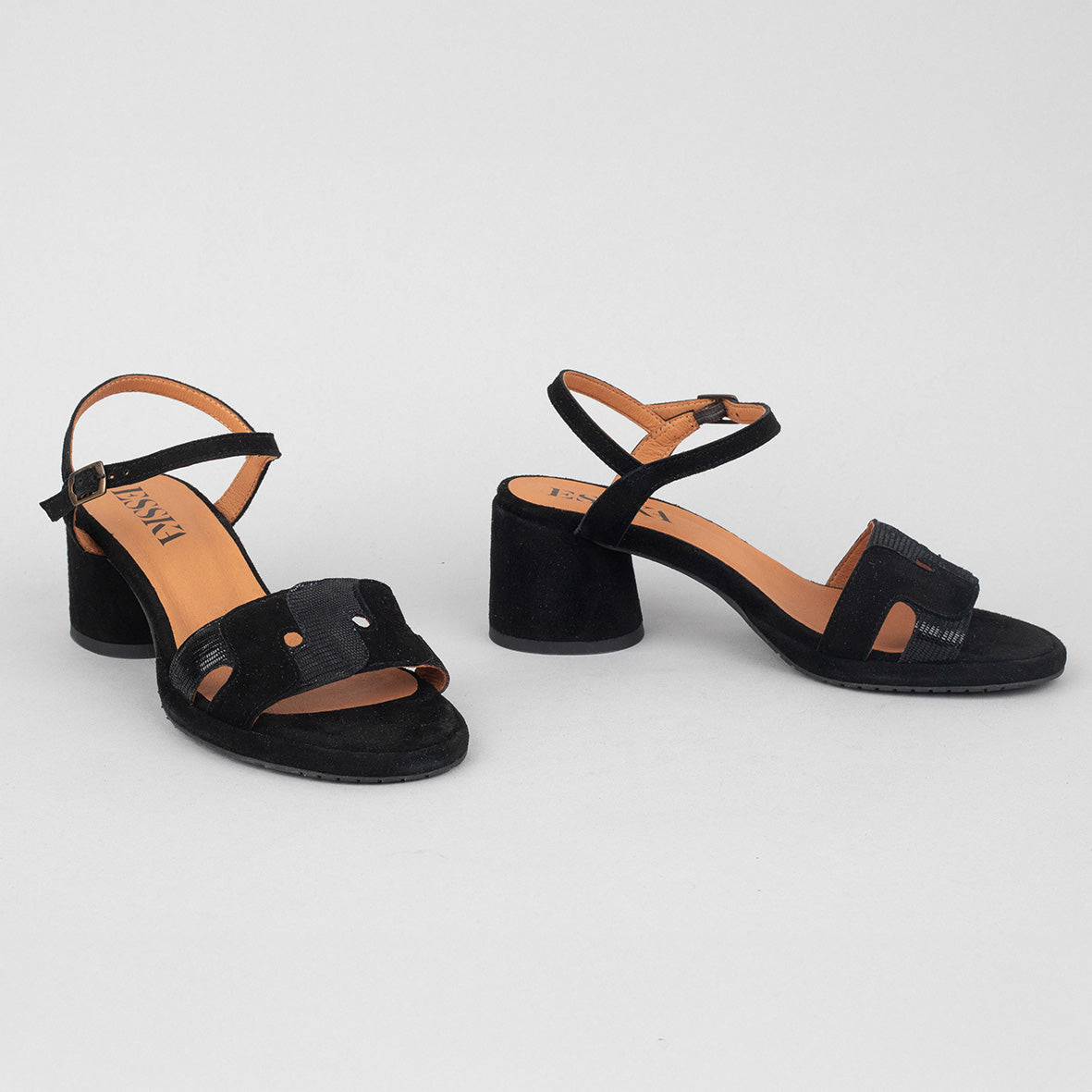 Odette Black Low Sandal by Esska