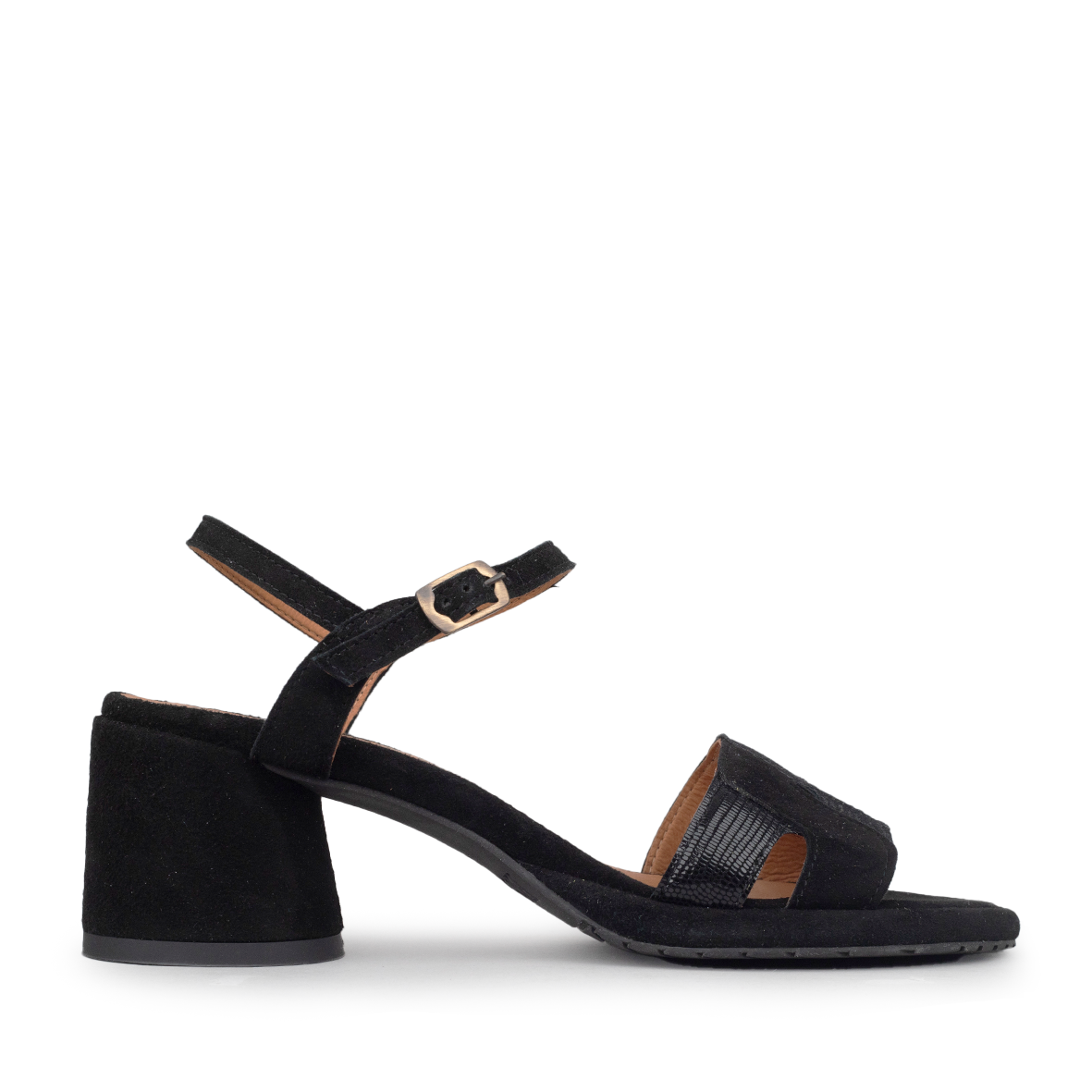 Odette Black Low Sandal by Esska