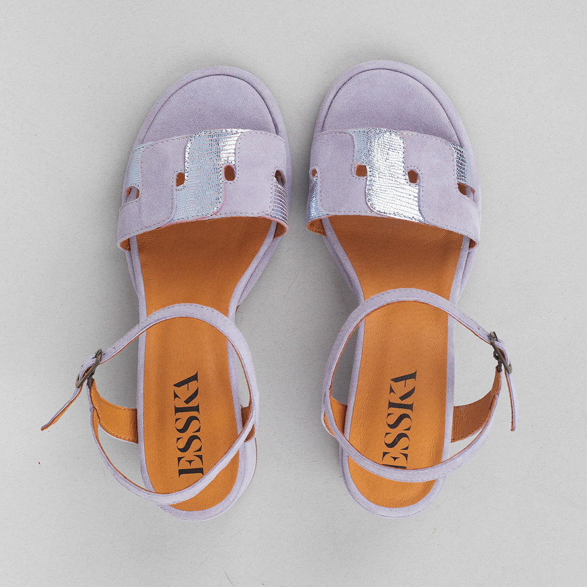 Odette Lavender Low Sandal by Esska