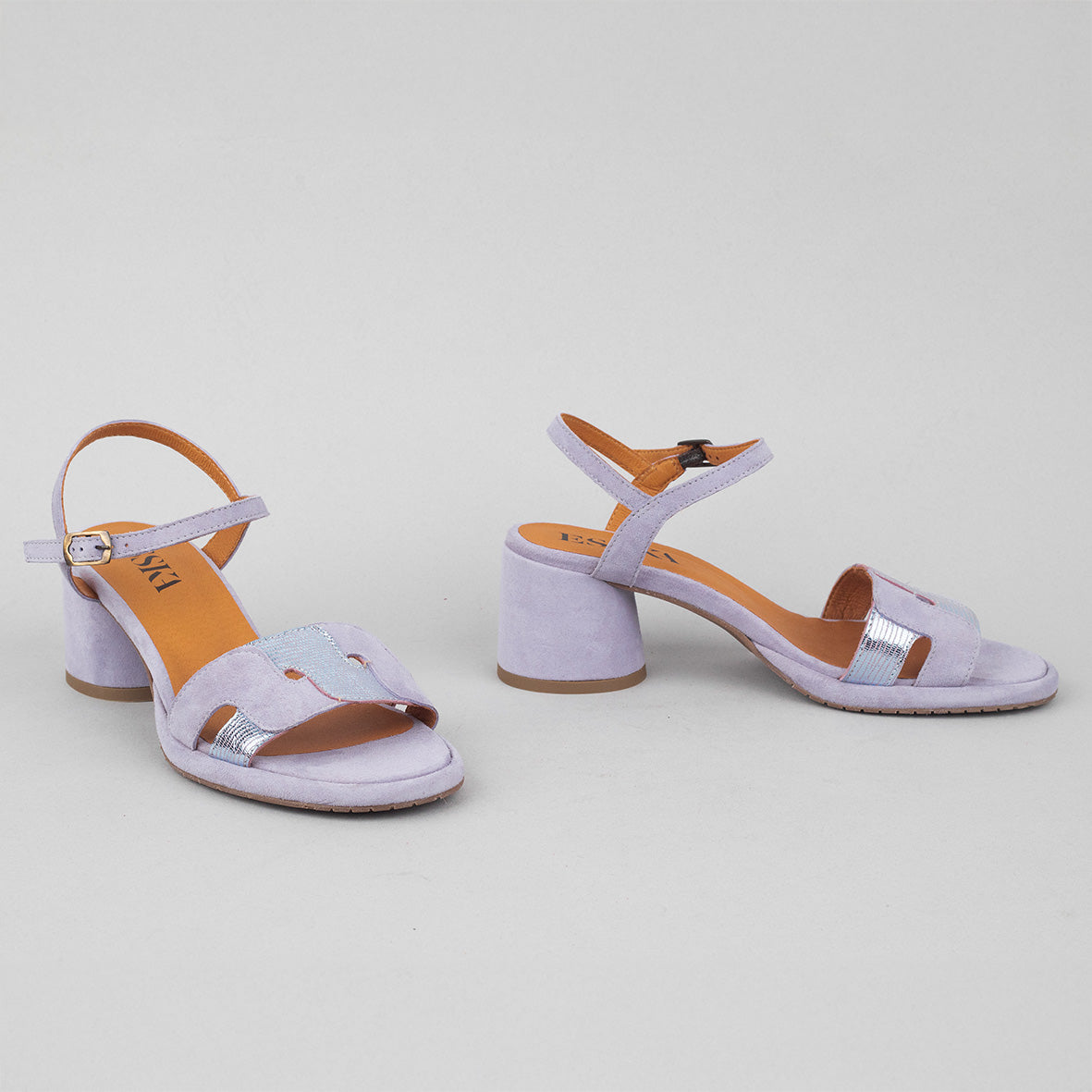 Odette Lavender Low Sandal by Esska