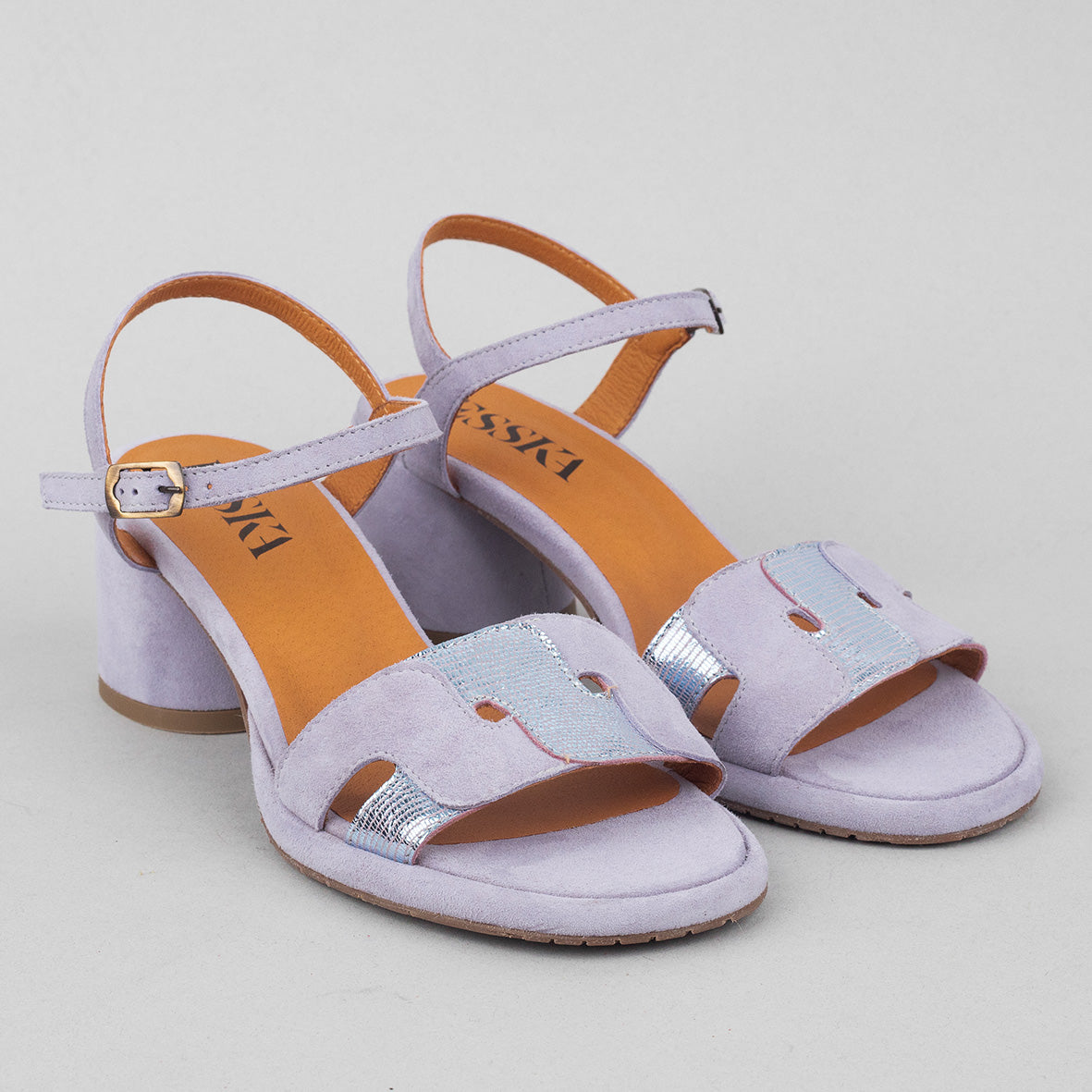 Odette Lavender Low Sandal by Esska