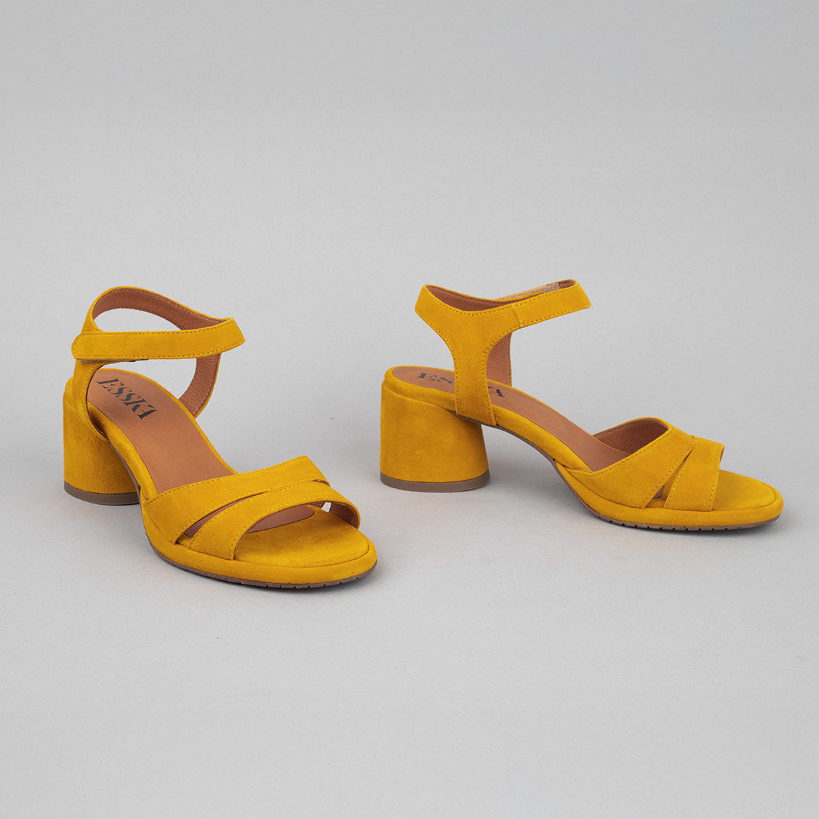 Olivia Mustard Low Heel Sandals