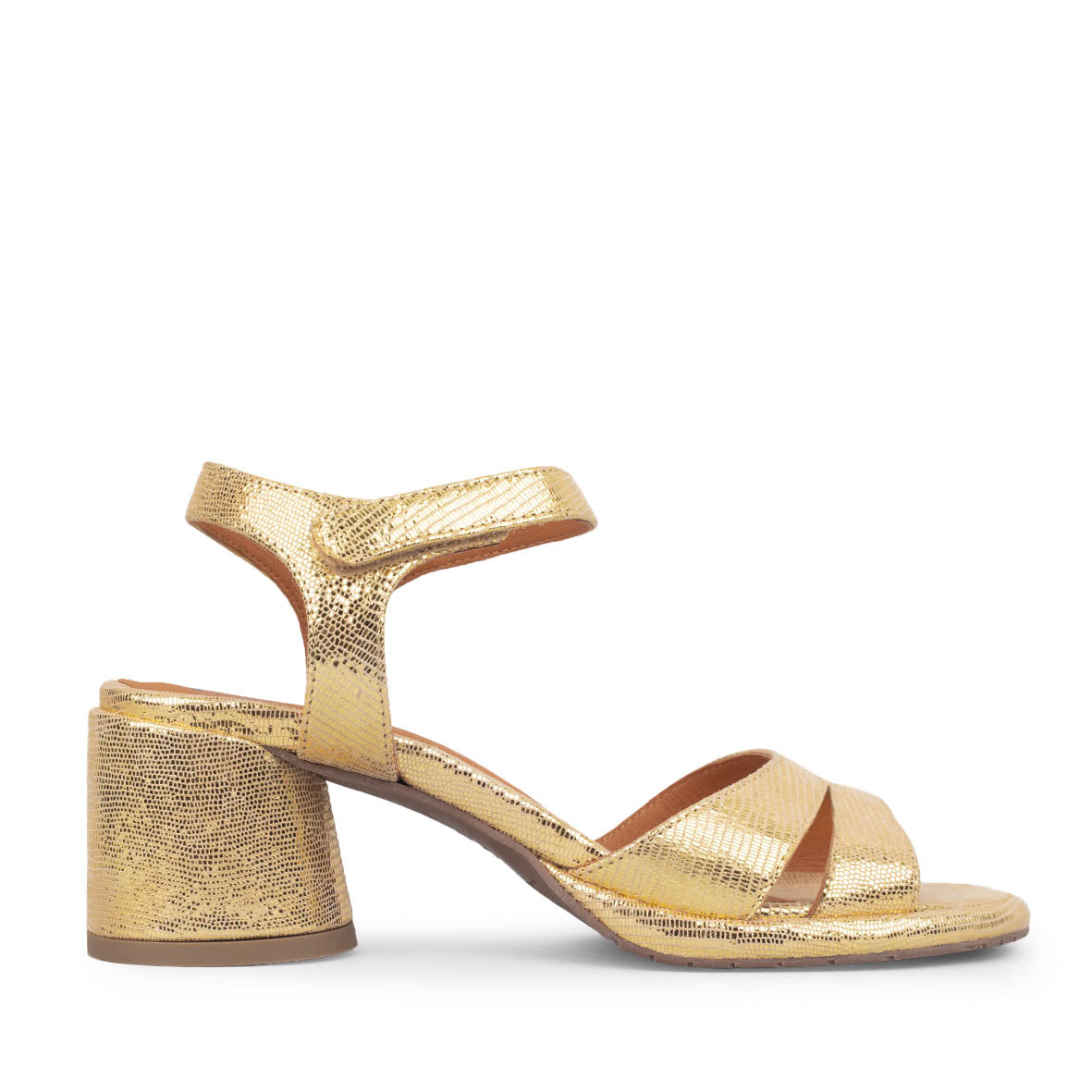 Olivia Gold Low Sandal by Esska