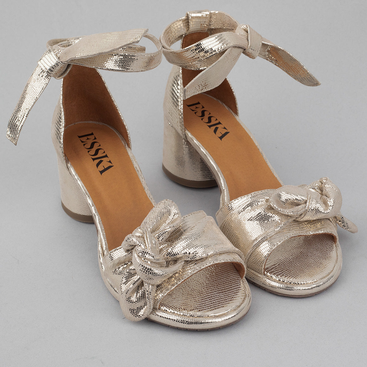 Ophelia Platinum Low Sandal by Esska