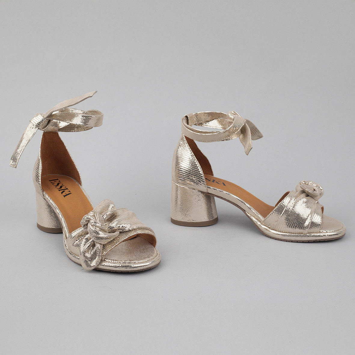 Ophelia Platinum Low Sandal by Esska