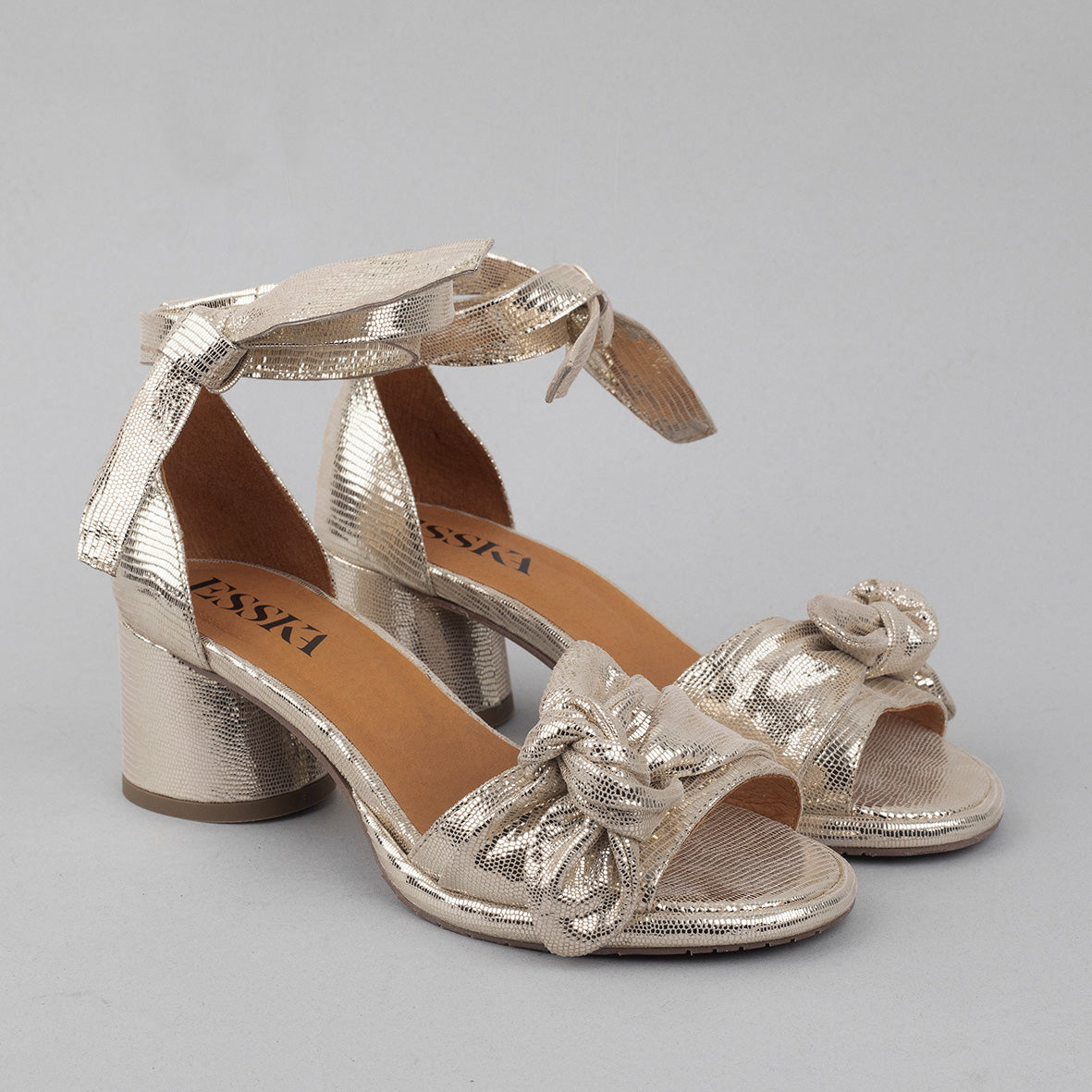 Ophelia Platinum Low Sandal by Esska