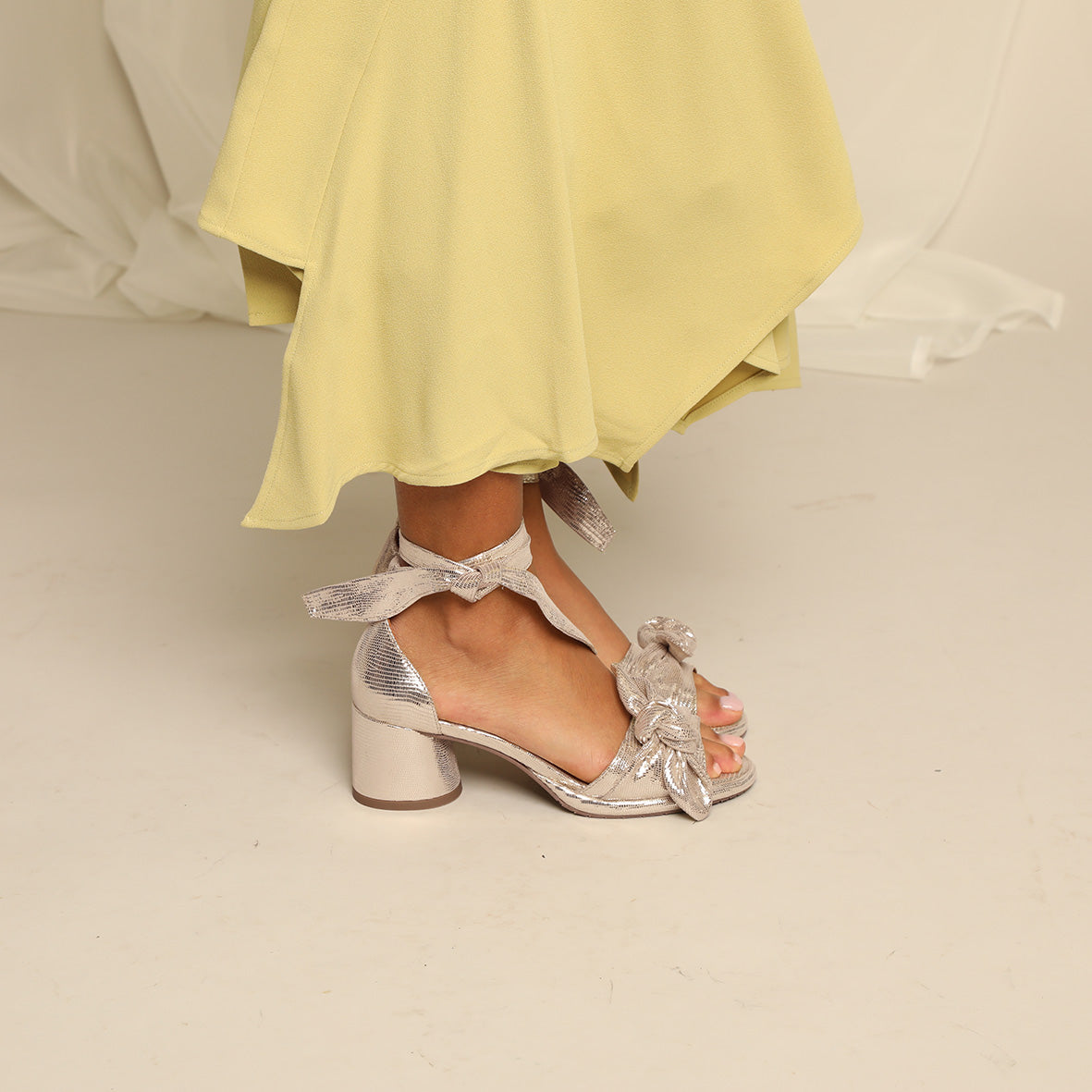 Ophelia Platinum Low Sandal by Esska