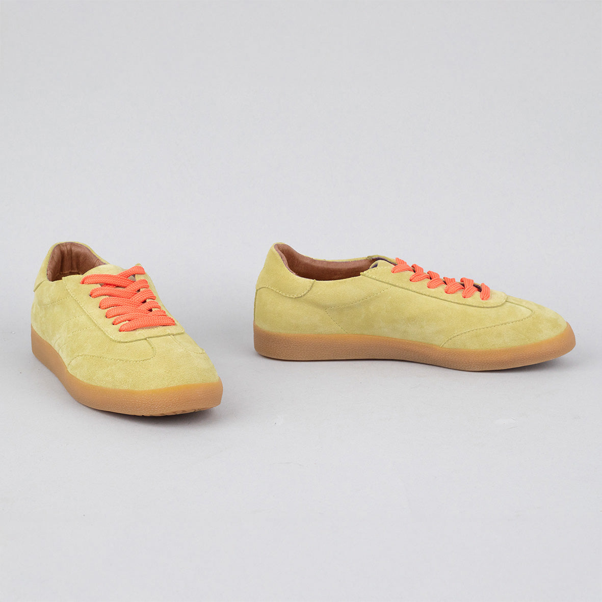 Oslo Butter Yellow Trainer by Esska
