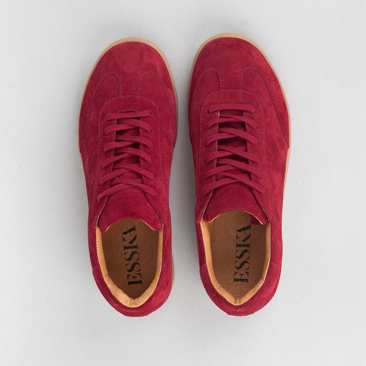 Oslo Dark Red Trainer by Esska