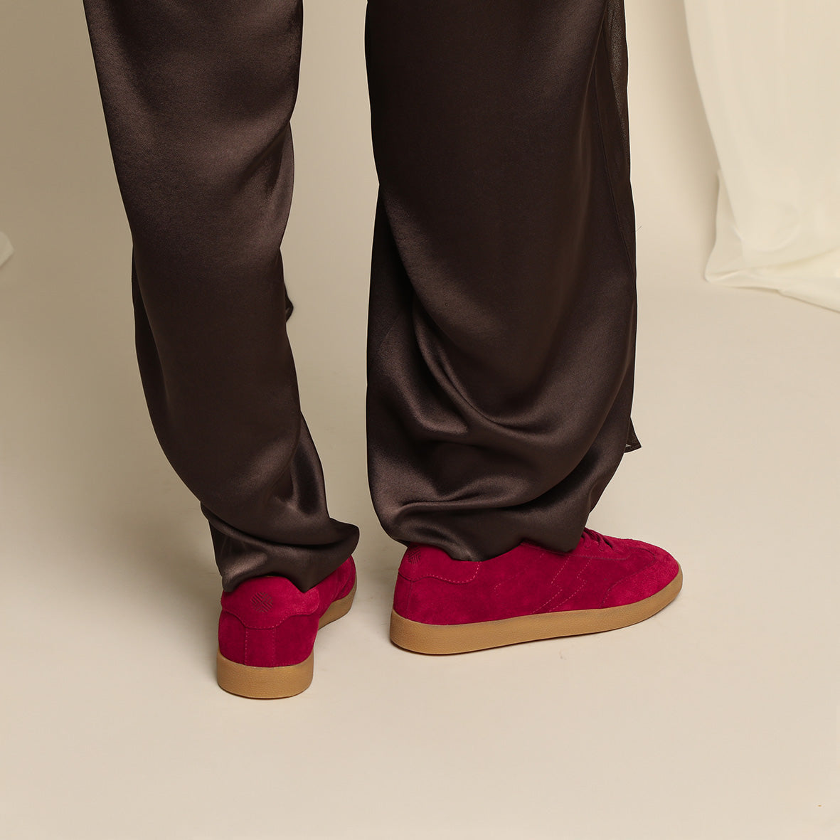 Oslo Dark Red Trainer by Esska