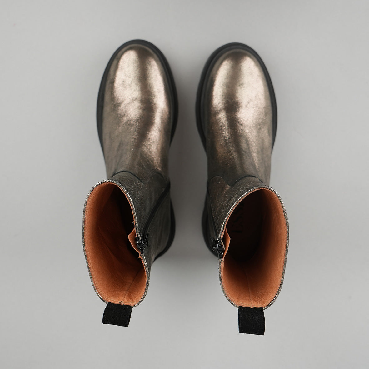 Ozie Iron Flat Boot by Esska