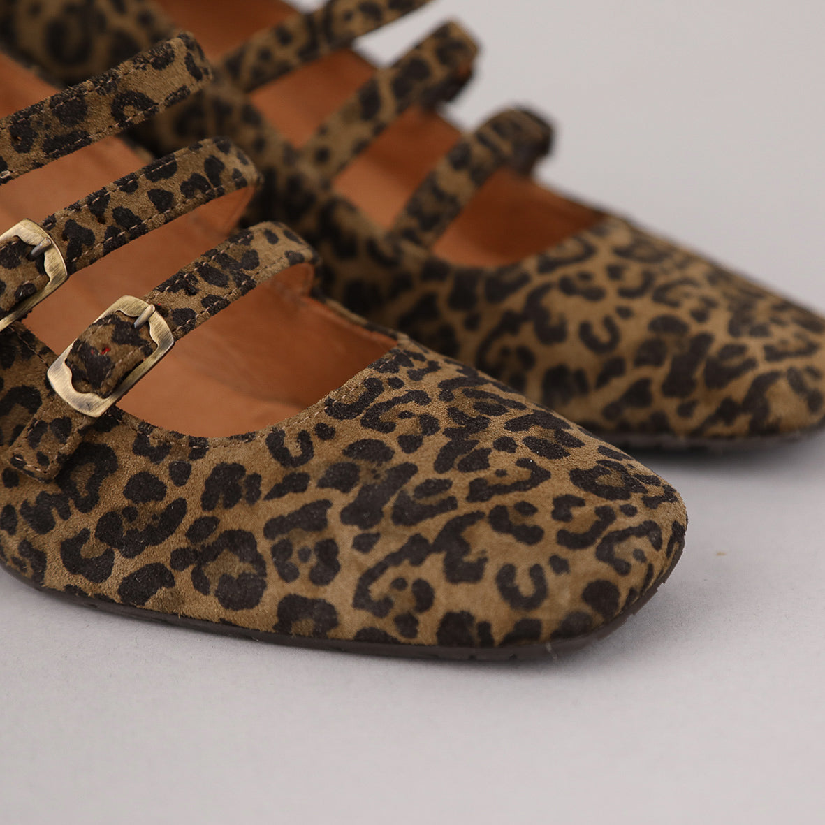 Paris Leopard Mid Shoe by Esska Shoes Ltd