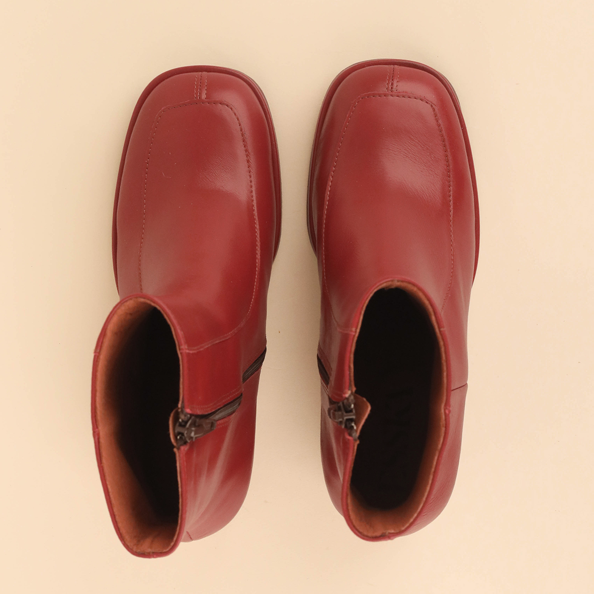 Pascale Rosewood Mid Boot by Esska