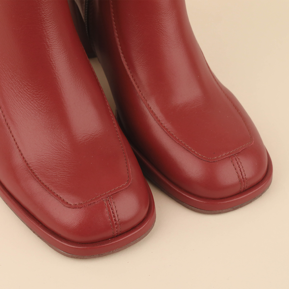 Pascale Rosewood Mid Boot by Esska