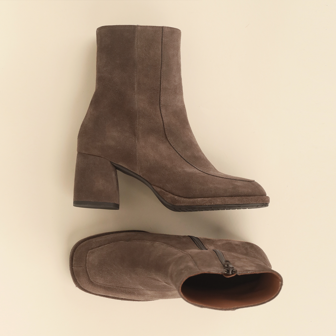Pascale Taupe Mid Boot by Esska
