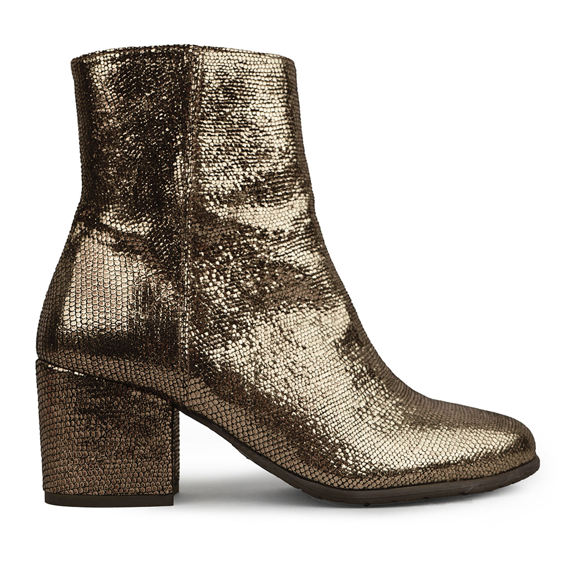 Rasa Metallic Onyx Mid Boot by Esska Shoes Ltd