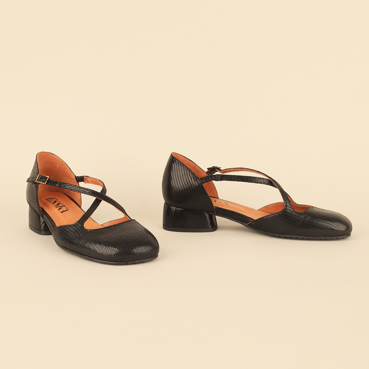 Rebecca Metallic Black