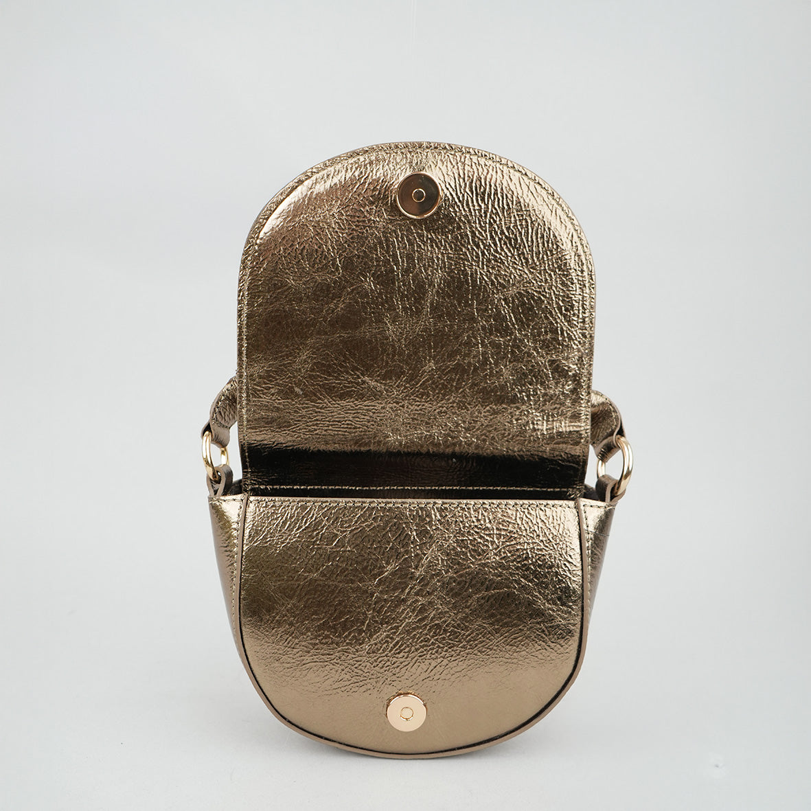 Remi Metallic Smoke Bags by Esska Shoes Ltd