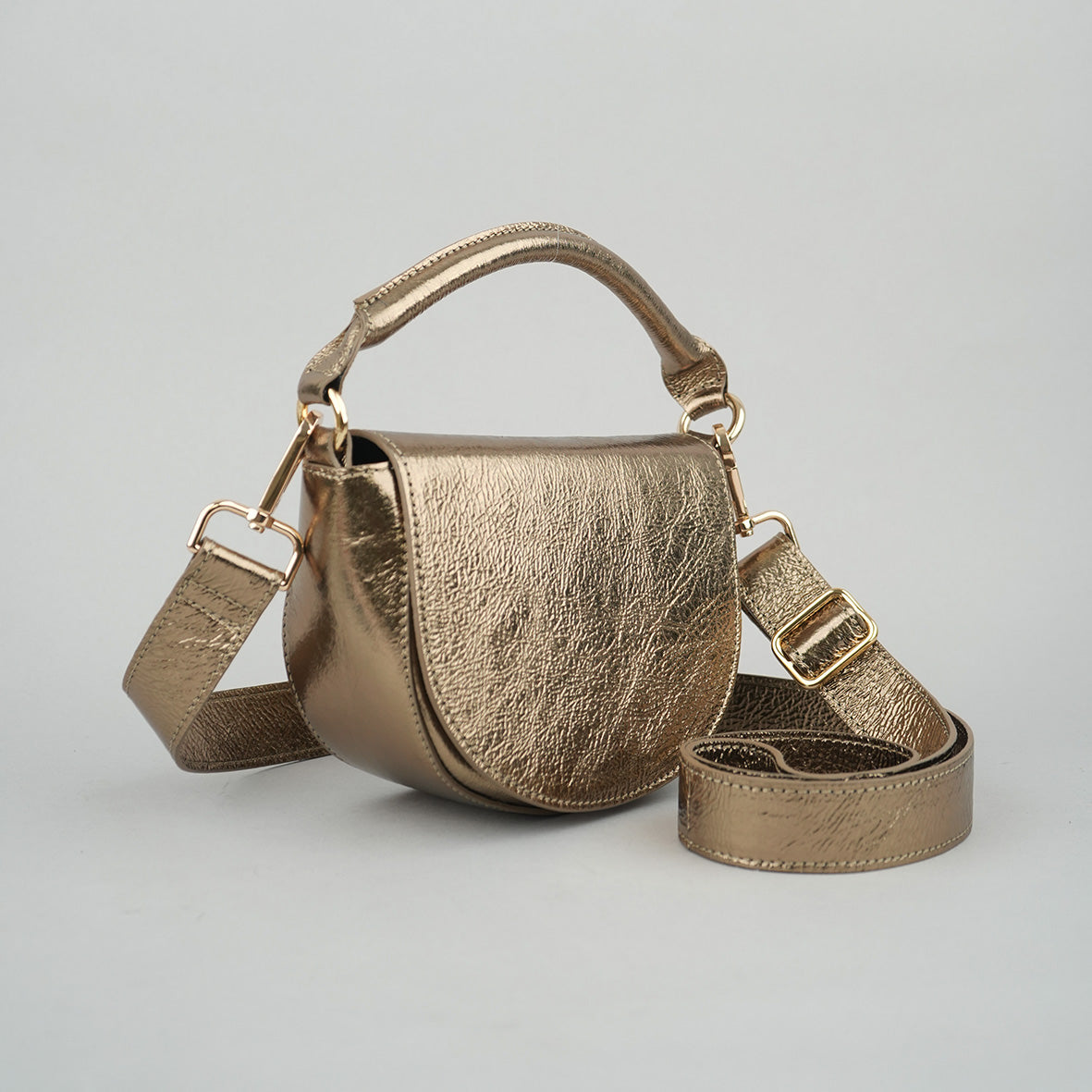 Remi Metallic Smoke Bags by Esska Shoes Ltd