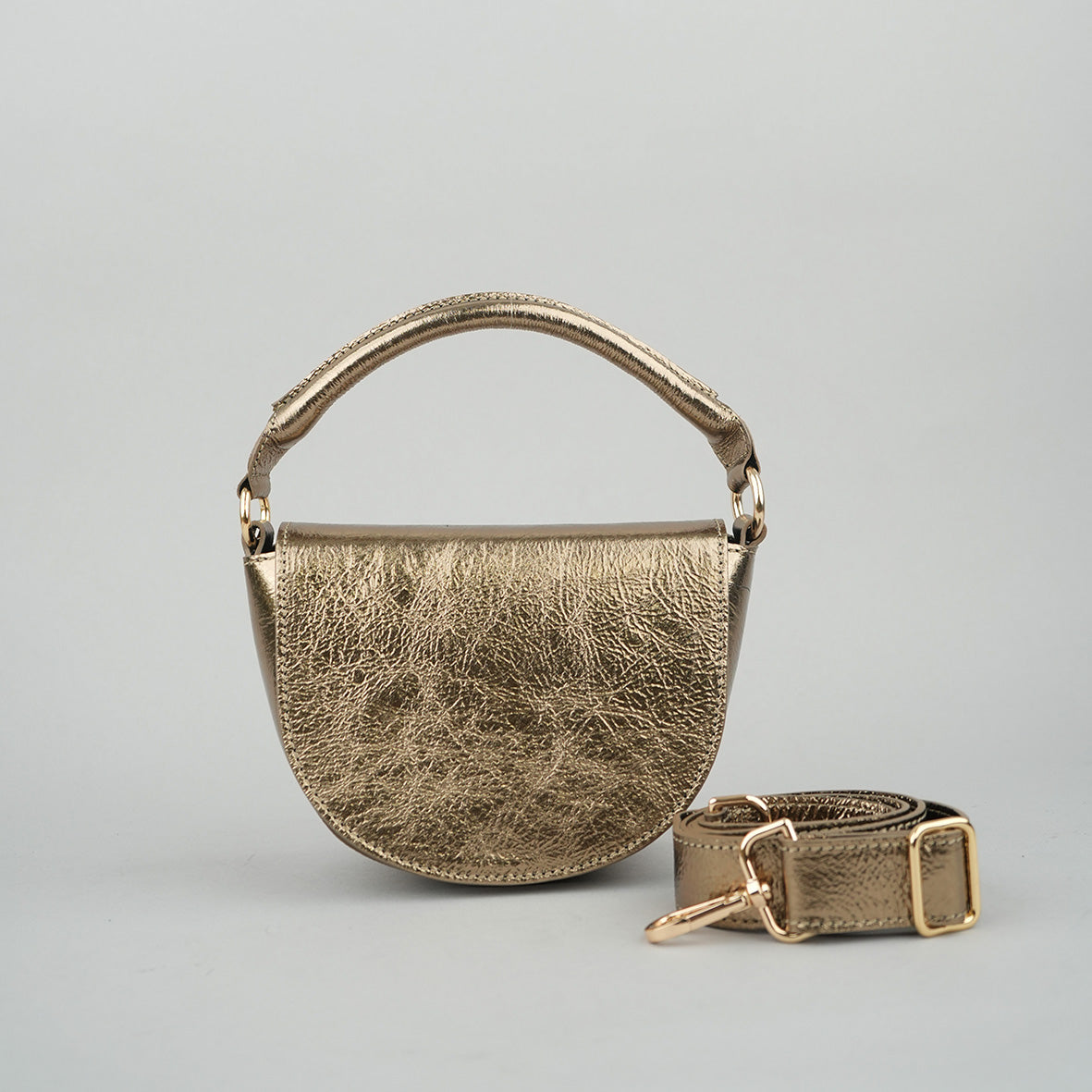 Remi Metallic Smoke Bags by Esska Shoes Ltd