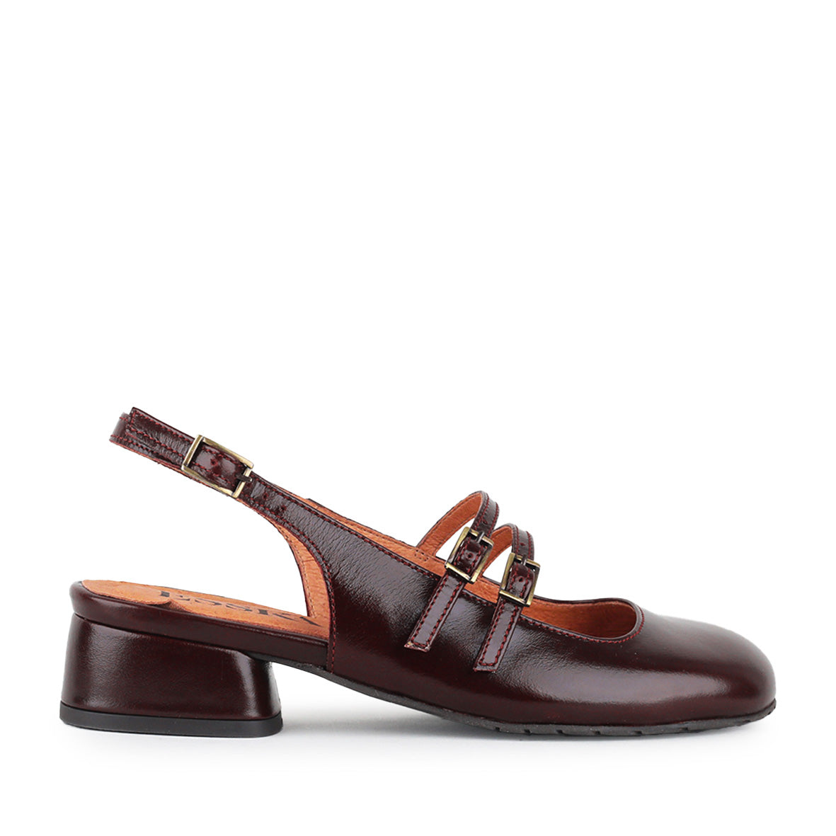 Rhianna Bordeaux Low Shoe by Esska