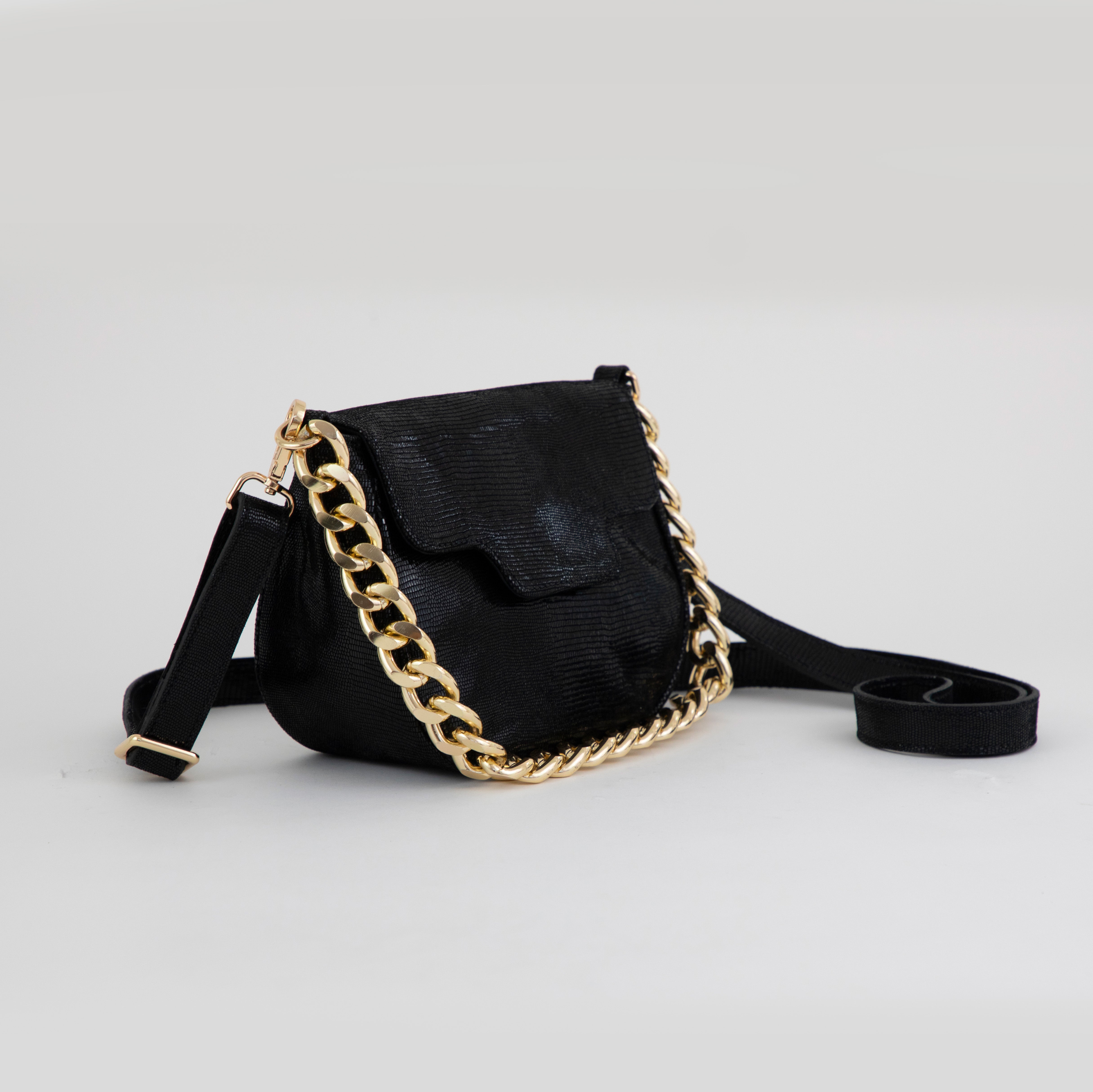 Romeo Bag - Black Metallic