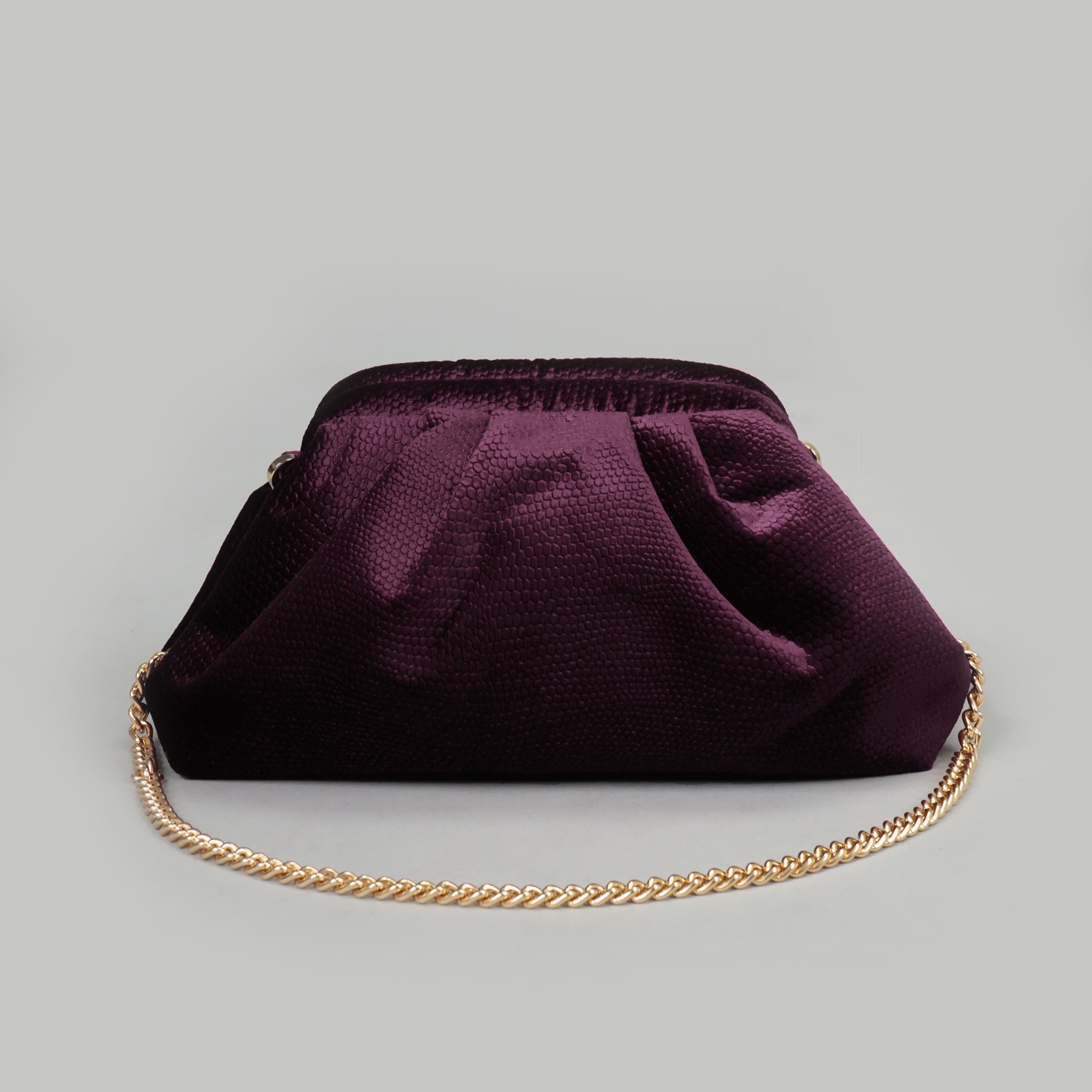 Rosa Bag - Velvet Dark Plum