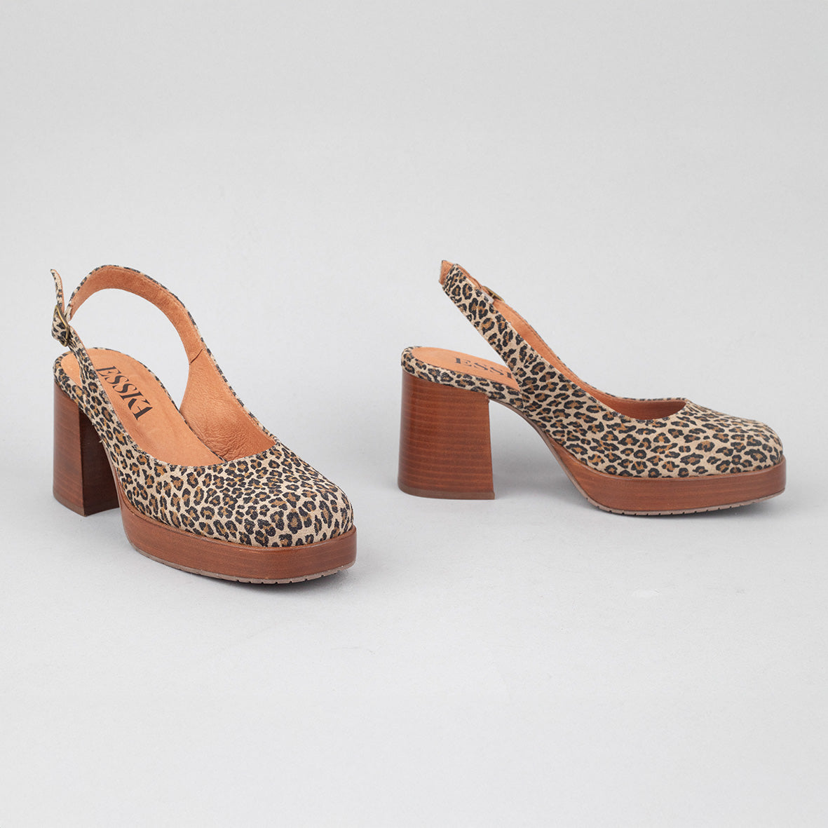 Sabrina Leopard Mid Shoe by Esska