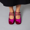 Sienna VEGAN VELVET Magenta