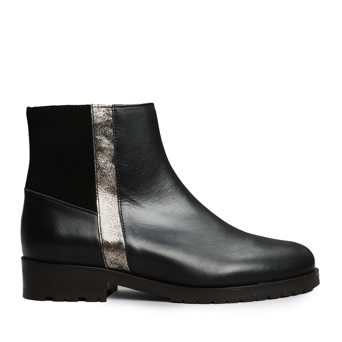Tamara WIDE Black Flat Boot by Esska Shoes Ltd