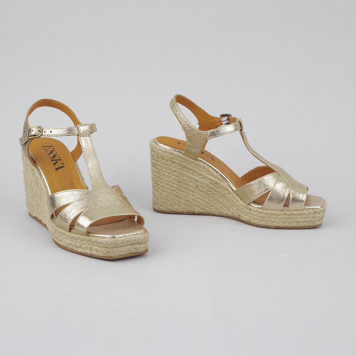 Tanya Champagne High Sandal by Esska