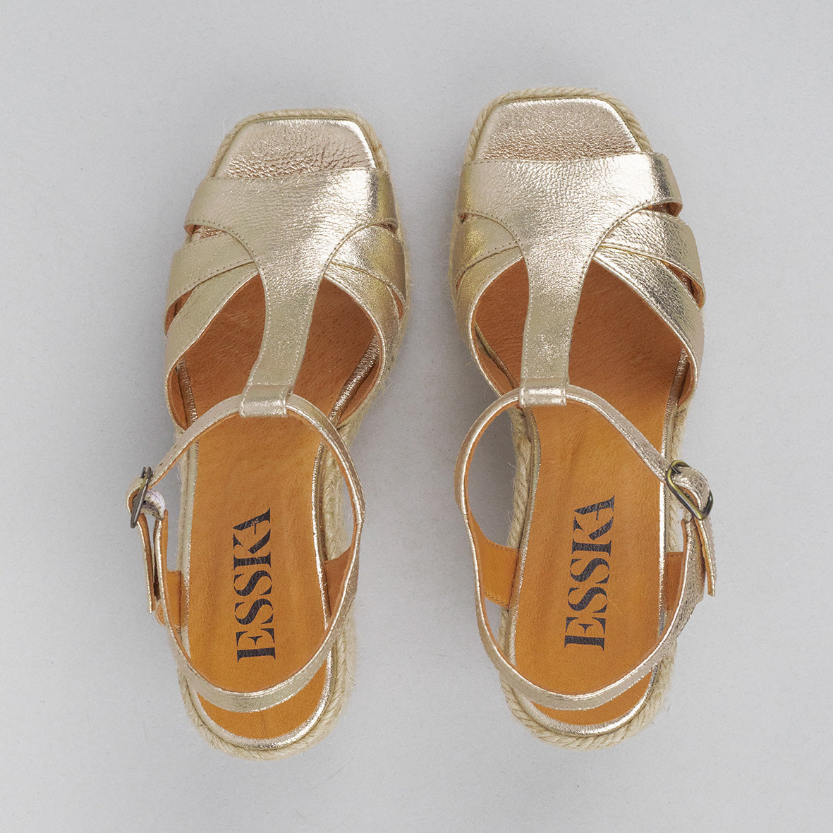Tanya Champagne High Sandal by Esska