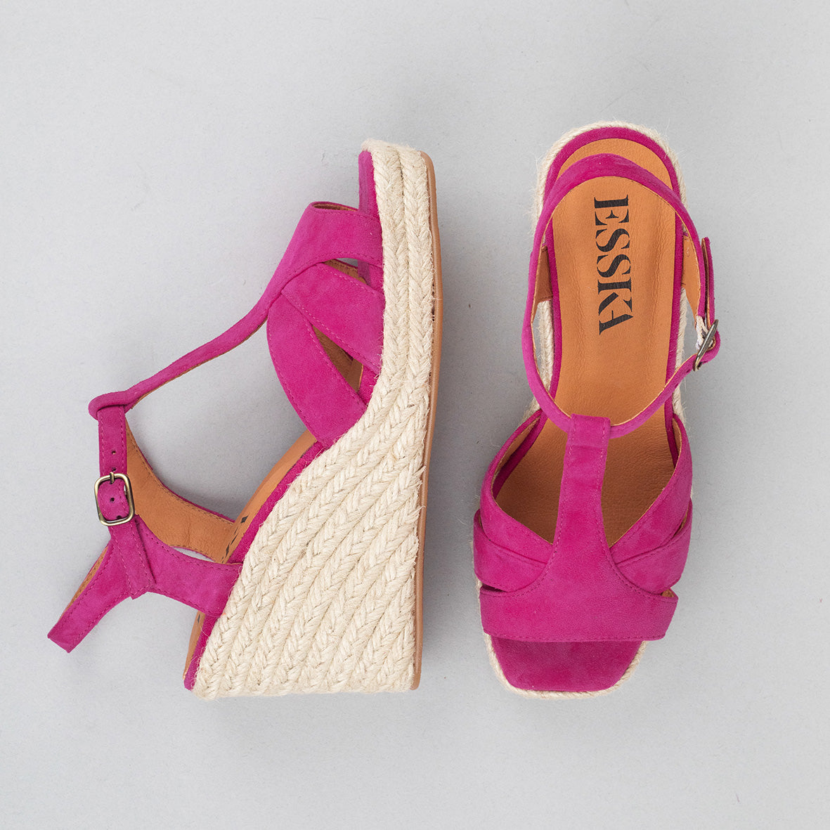 Tanya Fuchsia High Sandal by Esska