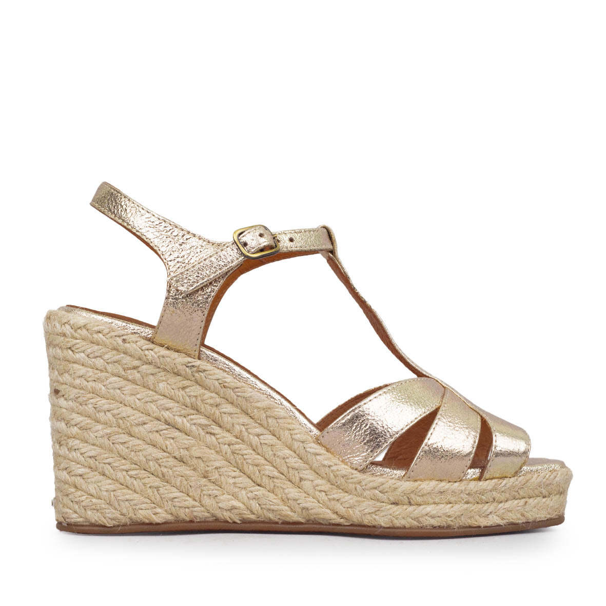 Tanya Champagne High Sandal by Esska