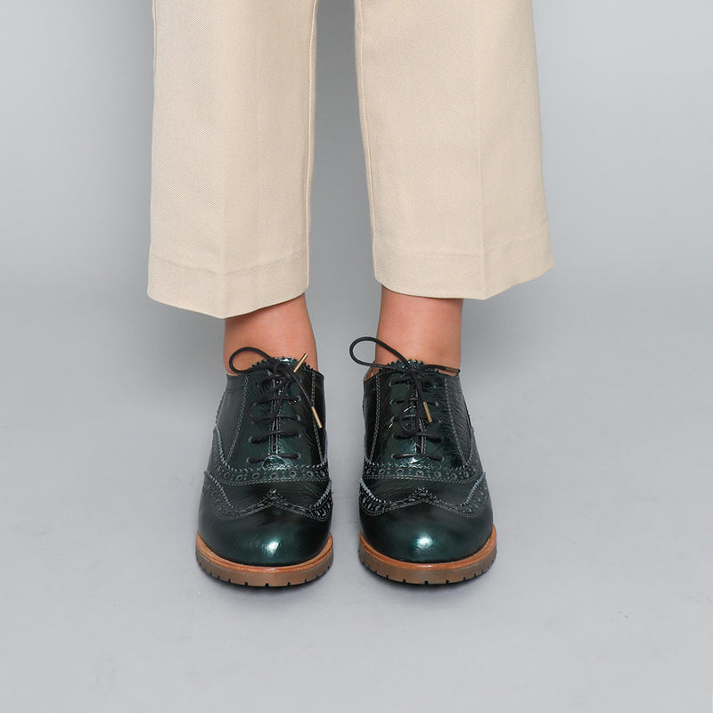 Tess Green Metallic