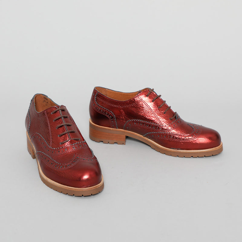 Tess Red Metallic