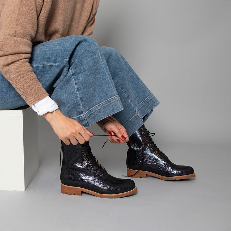 Tino Navy Metallic