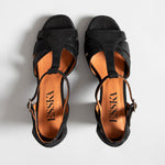 Valerie Black Metallic