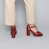 Valerie Red Metallic