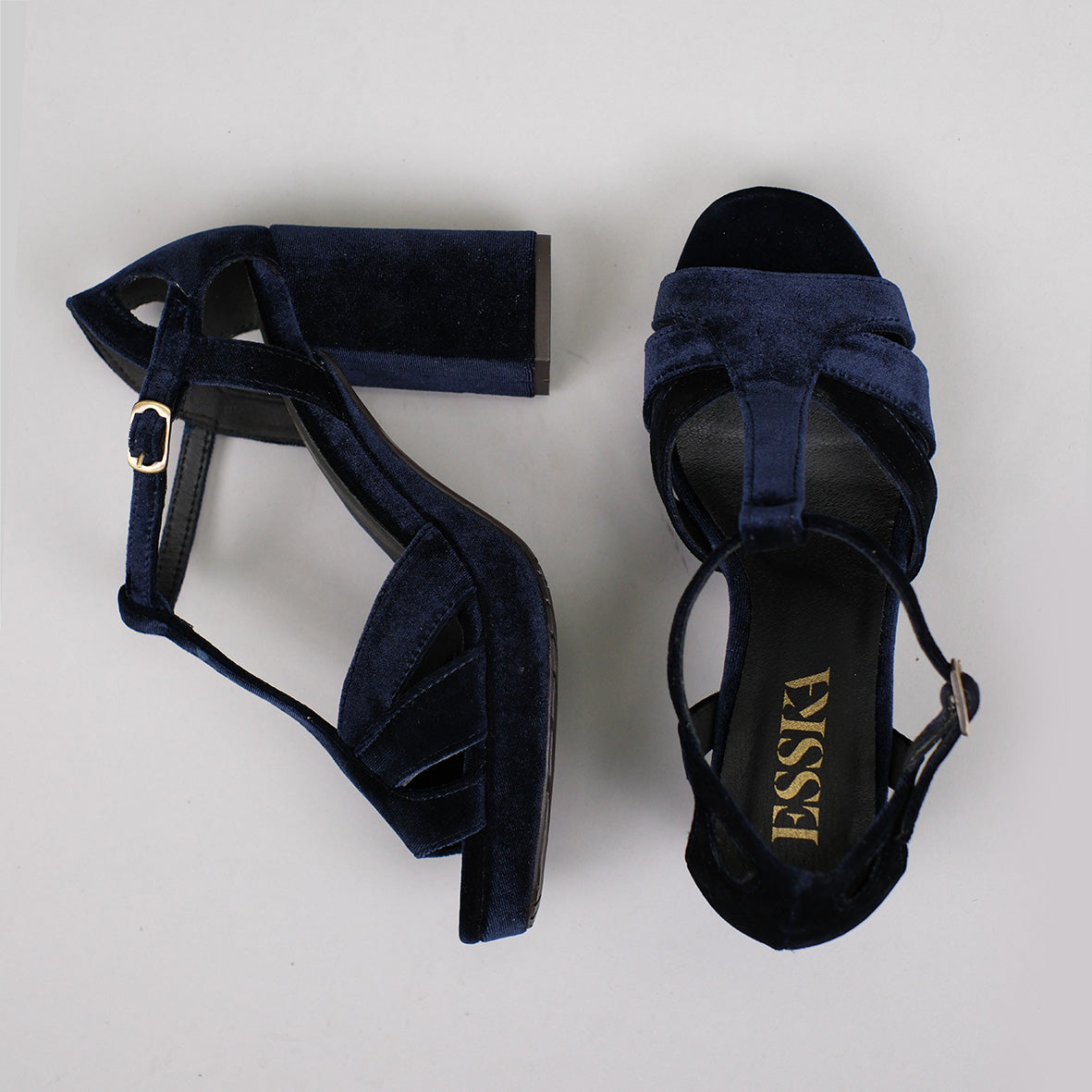 Valerie Vegan Velvet Navy